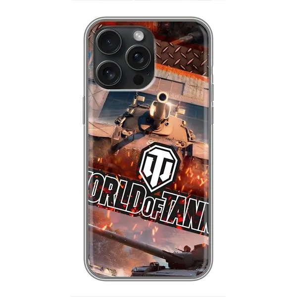 Чехол с принтом «World of Tanks» для iPhone 15 Pro Max