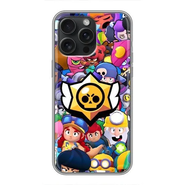 Чохол з принтом «Лого Brawl Stars» для iPhone 15 Pro Max