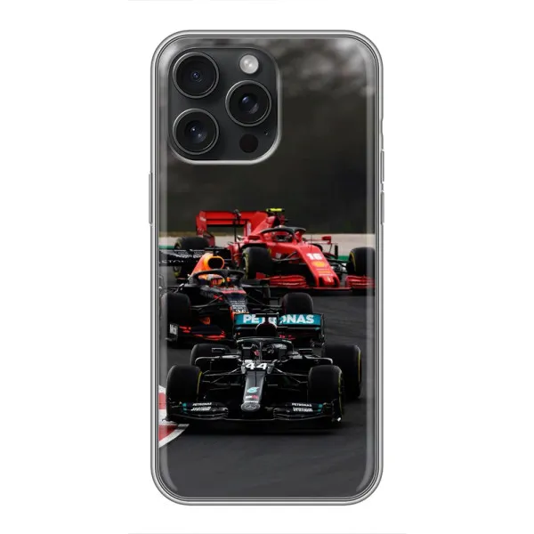 Чохол з принтом «Гонка Формула 1» для iPhone 15 Pro Max