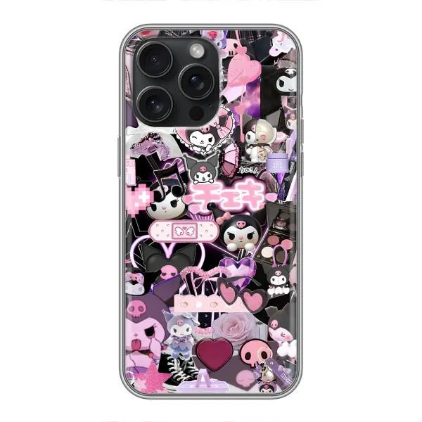 Чохол з принтом «Колаж Куромі» для iPhone 15 Pro Max Чохол з принтом «Колаж Куромі» для iPhone 15 Pro Max