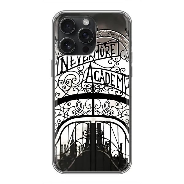 Чохол з принтом «Ворота Академії Невермор» для iPhone 15 Pro Max
