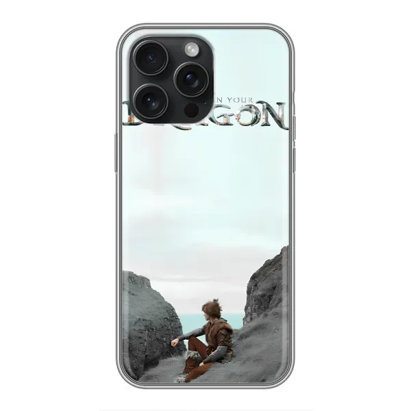 Чехол с принтом «Дракон лого» для iPhone 15 Pro Max