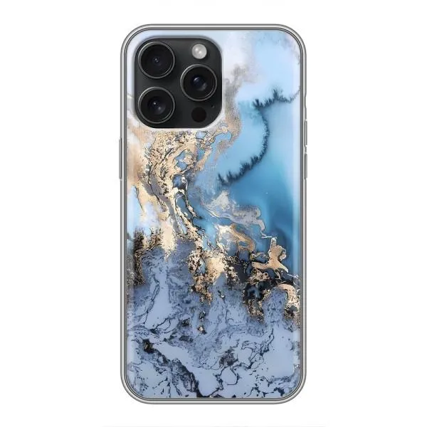 Чехол с принтом «Нежный мрамор» для iPhone 15 Pro Max