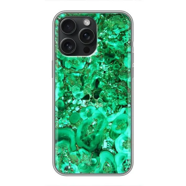 Чехол с принтом «Салатный Мрамор» для iPhone 15 Pro Max