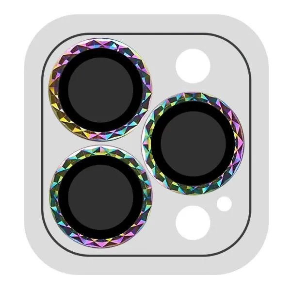 Захисне скло Metal Shine на камеру (у упак.) для Apple iPhone 15 Pro (6.1") / 15 Pro Max (6.7") — Бузковий — фото 3