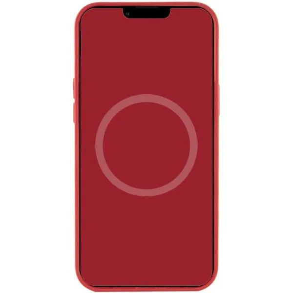 Чехол Silicone case (AAA) with Magsafe and Animation для Apple iPhone 15 Pro (6.1") — Красный — фото 5