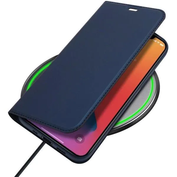 Чехол-книжка Dux Ducis с карманом для визиток для Apple iPhone 15 Pro (6.1") — Синий — фото 4