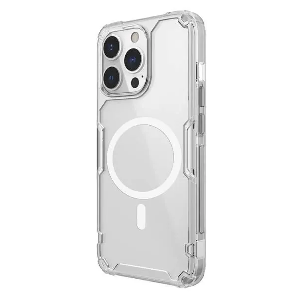 TPU чохол Nillkin Nature Pro Magnetic для Apple iPhone 15 Pro (6.1") — Прозорий — фото 4