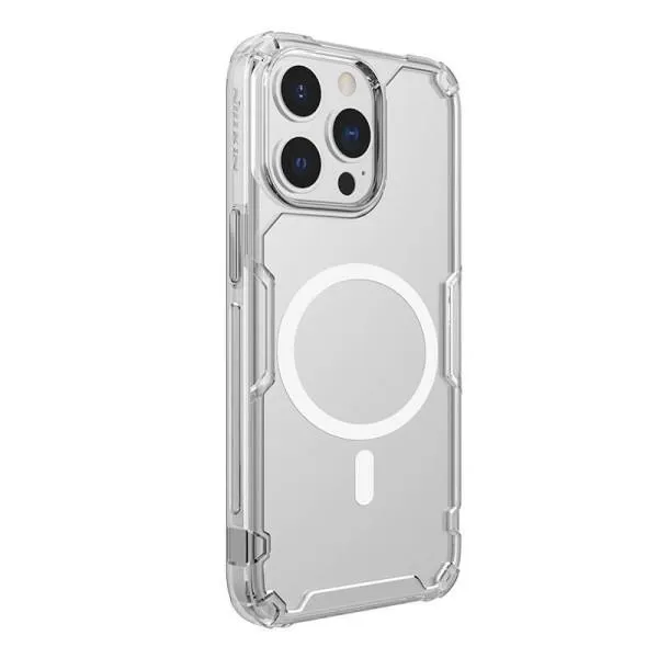 TPU чохол Nillkin Nature Pro Magnetic для Apple iPhone 15 Pro (6.1") — Прозорий — фото 5