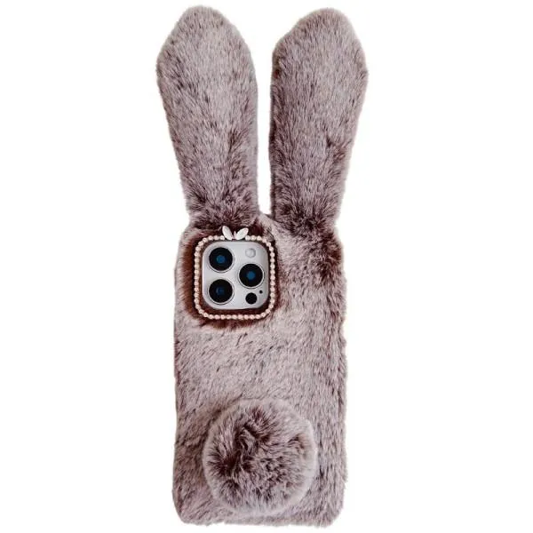 Чохол TPU Rabbit для Apple iPhone 15 Pro (6.1") — Коричневий — фото 1