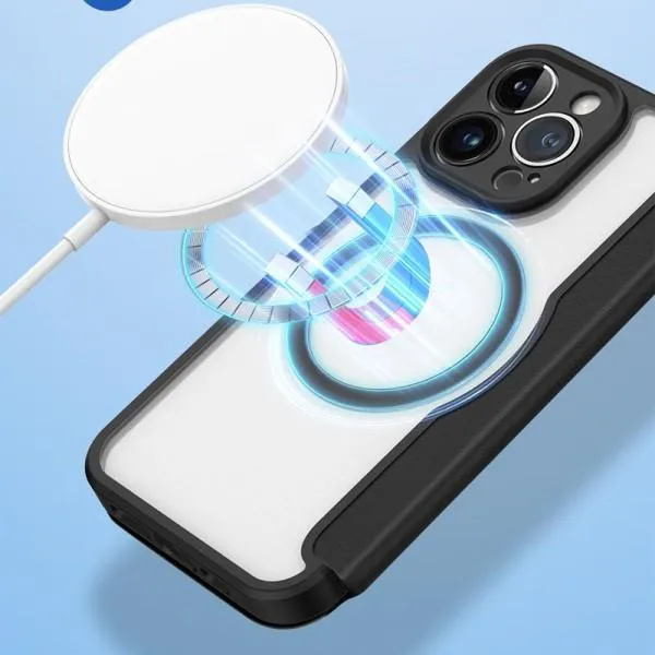 Чохол-книжка Dux Ducis Skin X Pro with MagSafe для Apple iPhone 15 Pro (6.1") — Чорний — фото 4