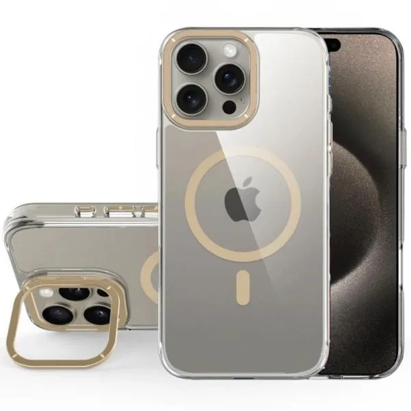 Чохол TPU Space Case Apex with Magnetic Fit для Apple iPhone 15 Pro (6.1") — Золотий — фото 2