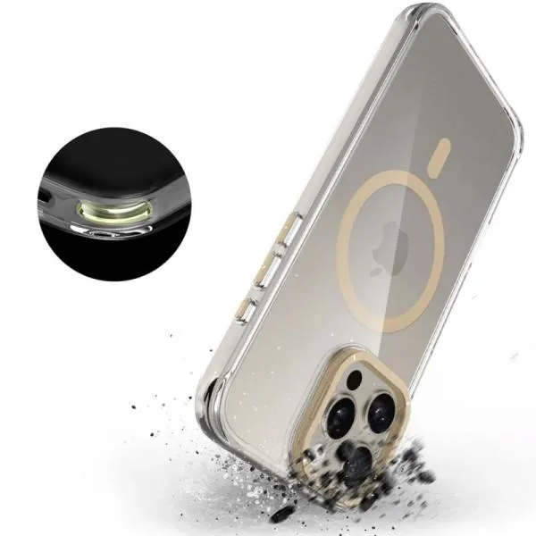 Чохол TPU Space Case Apex with Magnetic Fit для Apple iPhone 15 Pro (6.1") — Золотий — фото 4