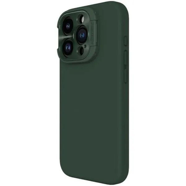 Чехол Silicone Nillkin LensWing Magnetic для Apple iPhone 15 Pro (6.1") — Зеленый — фото 2