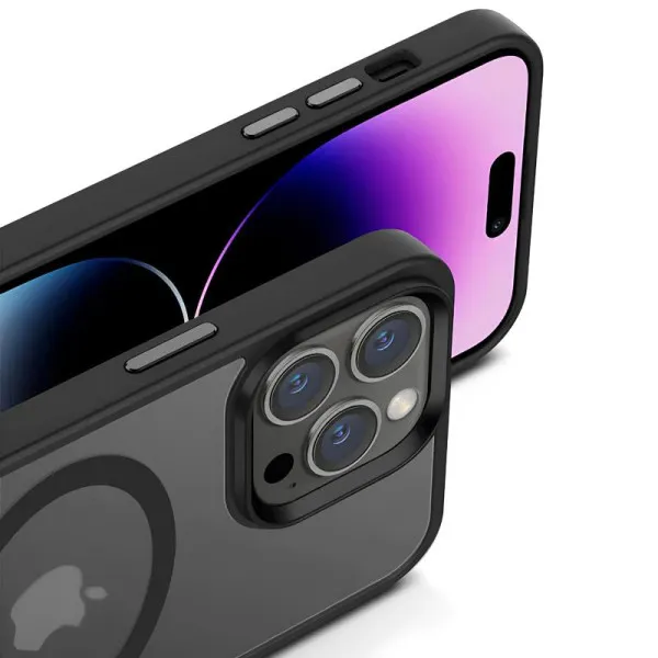 Чохол Ummi Colorful with Magnetic Fit для Apple iPhone 15 Pro (6.1") — Чорний — фото 3 Чохол Ummi Colorful with Magnetic Fit для Apple iPhone 15 Pro (6.1") — Чорний — фото 3