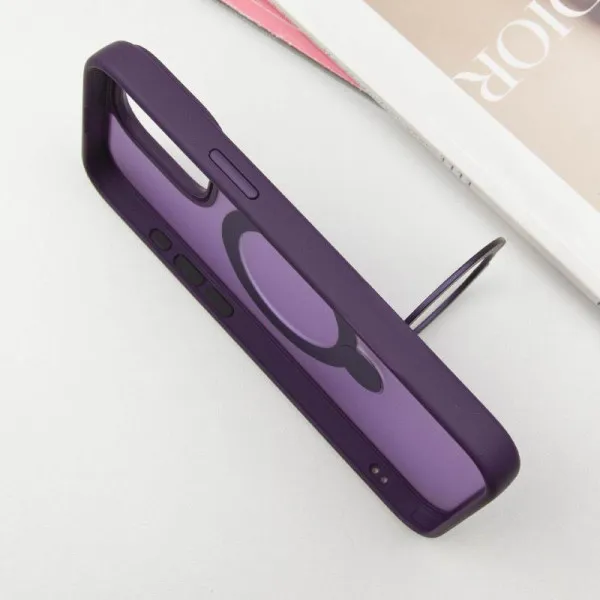 Чохол Ummi Colorful with Magnetic Fit HQ Ring для Apple iPhone 15 Pro (6.1") — Фіолетовий — фото 4