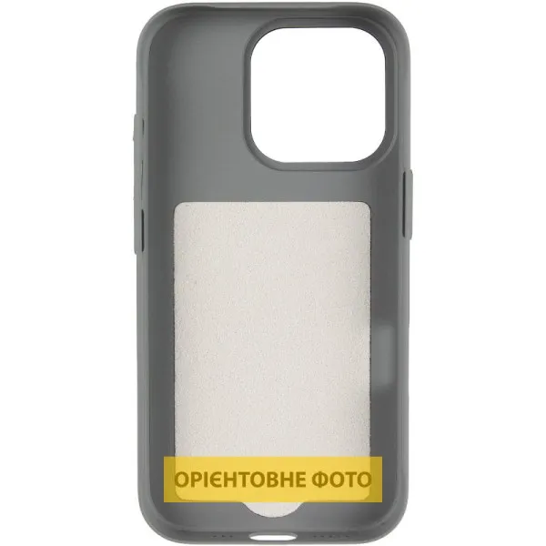 Чохол PC Textile Hybrid with Magnetic Fit для Apple iPhone 15 Pro (6.1") — Сірий — фото 3