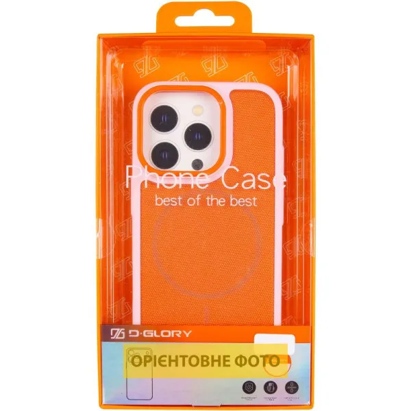 Чохол PC Textile Hybrid with Magnetic Fit для Apple iPhone 15 Pro (6.1") — Рожевий — фото 4 Чохол PC Textile Hybrid with Magnetic Fit для Apple iPhone 15 Pro (6.1") — Рожевий — фото 4