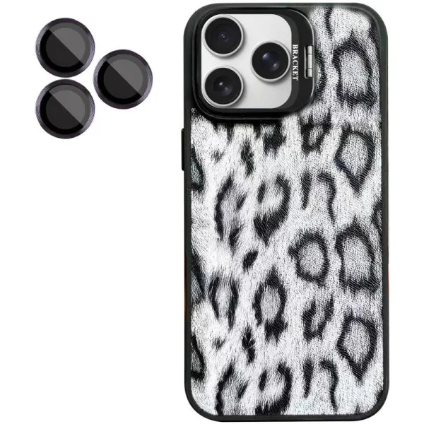 Чохол TPU+PC Wild Leopard with Magnetic Fit and Lens для Apple iPhone 15 Pro (6.1") — Чорний — фото 3 Чохол TPU+PC Wild Leopard with Magnetic Fit and Lens для Apple iPhone 15 Pro (6.1") — Чорний — фото 3