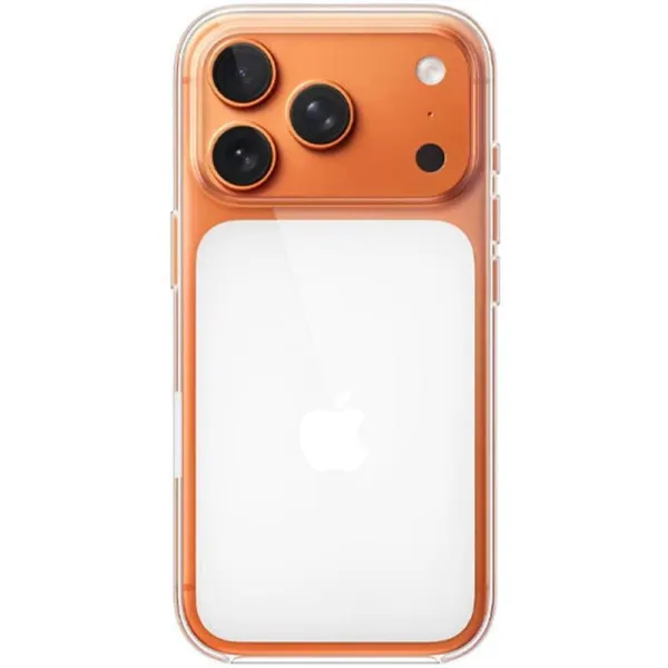 Чехол Clear Case (AAA) with MagSafe and Animation для Apple iPhone 15 Pro (6.1") — Белый