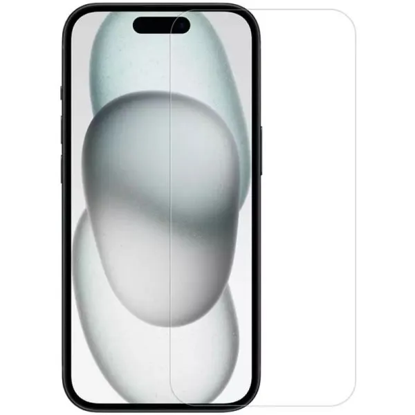 Захисне 2.5D скло Blueo Full Cover HD Clear для Apple iPhone 15 Pro (6.1") — Прозорий — фото 2