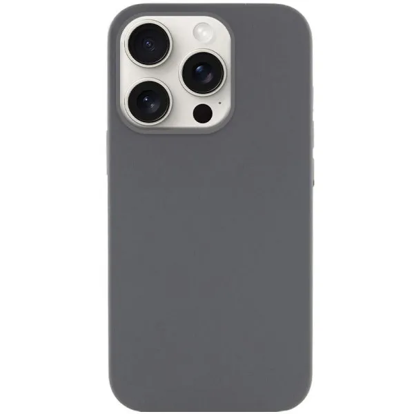 Чохол Silk (AA) NO LOGO with Magnetic Fit для Apple iPhone 15 Pro (6.1") — Сірий — фото 1