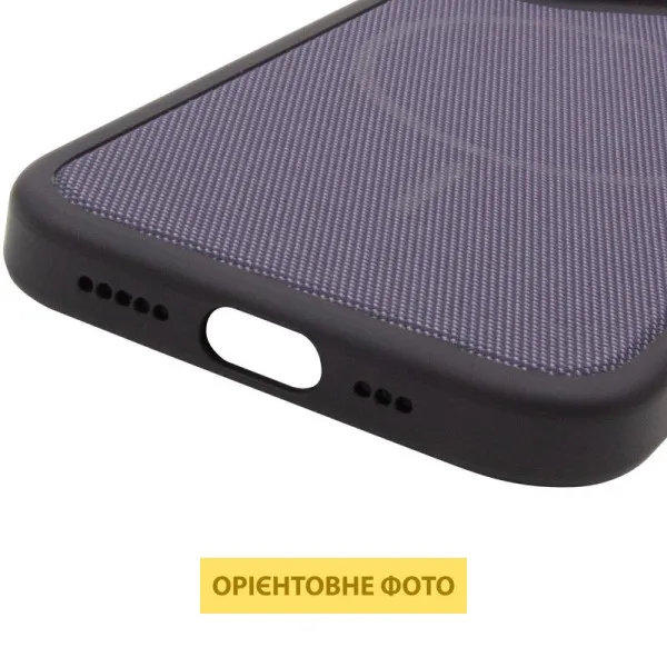 Чохол PC Textile Hybrid with Magnetic Fit для Apple iPhone 15 Pro (6.1") — Чорний — фото 1 Чохол PC Textile Hybrid with Magnetic Fit для Apple iPhone 15 Pro (6.1") — Чорний — фото 1