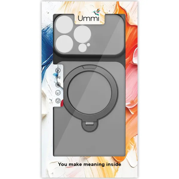 Чохол Ummi Full Camera with Magnetic Fit HQ Ring для Apple iPhone 15 Pro (6.1") — Чорний — фото 5