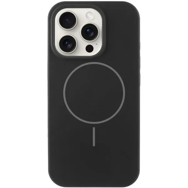 Чохол Silk Full Protective (AA) NO LOGO with Magnetic Fit для Apple iPhone 15 Pro (6.1") — Чорний