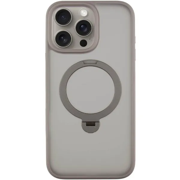Чохол Ummi Colorful with Magnetic Fit HQ Ring для Apple iPhone 15 Pro (6.1") — Сірий — фото 1 Чохол Ummi Colorful with Magnetic Fit HQ Ring для Apple iPhone 15 Pro (6.1") — Сірий — фото 1