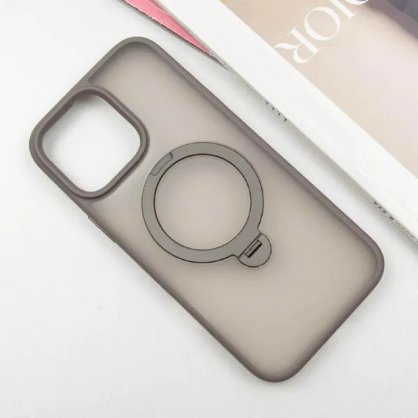 Чохол Ummi Colorful with Magnetic Fit HQ Ring для Apple iPhone 15 Pro (6.1") — Сірий — фото 2 Чохол Ummi Colorful with Magnetic Fit HQ Ring для Apple iPhone 15 Pro (6.1") — Сірий — фото 2