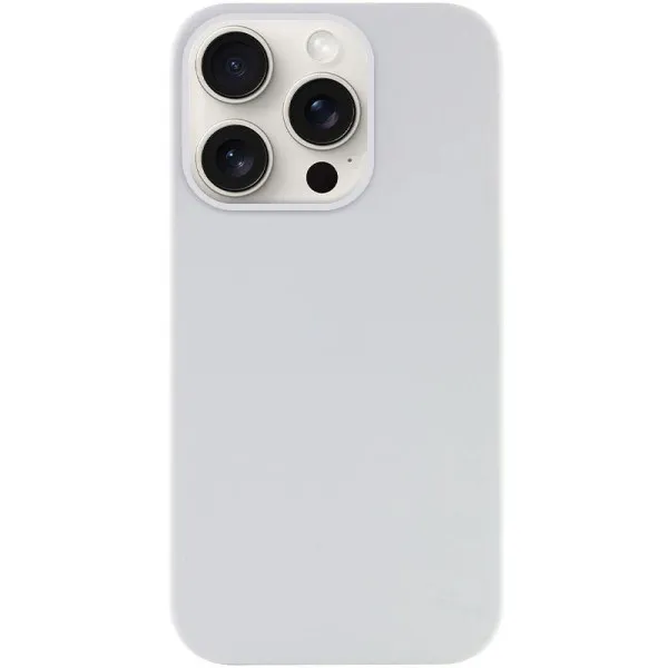 Чохол Silk (AA) NO LOGO with Magnetic Fit для Apple iPhone 15 Pro (6.1") — Білий