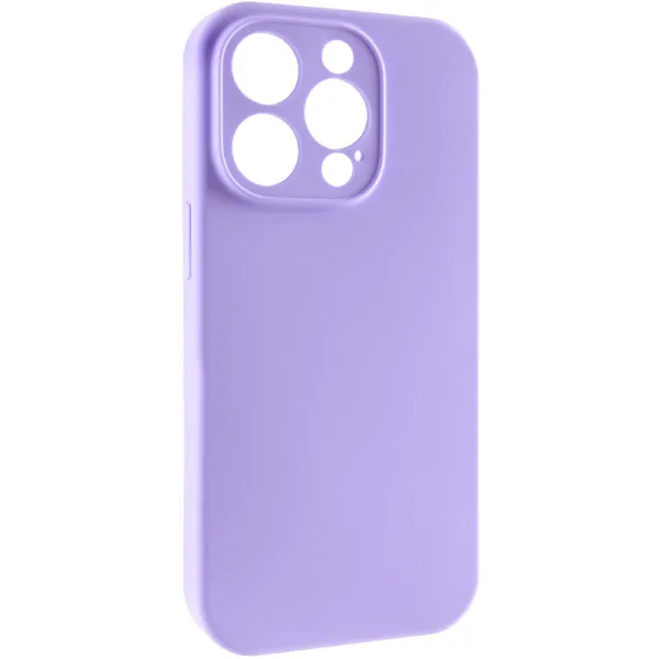 Чехол Silk Full Camera Protective (AA) NO LOGO для Apple iPhone 15 Pro (6.1") — Сиреневый — фото 1