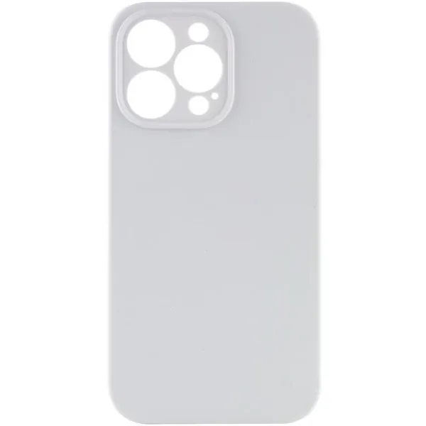 Чехол Silk Full Camera Protective (AA) NO LOGO для Apple iPhone 15 Pro (6.1") — Белый — фото 1