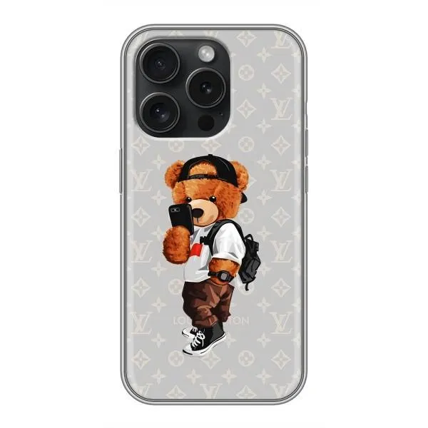 Чохол з принтом «Ведмедик Луі» для iPhone 15 Pro