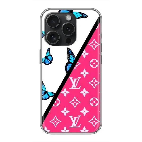 Чохол з принтом «Мода LV» для iPhone 15 Pro