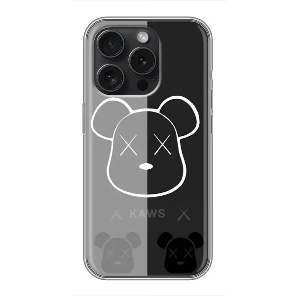 Чохол з принтом «БеарБрік очі» для iPhone 15 Pro