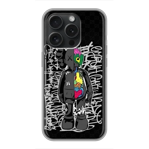 Чохол з принтом «Стиль Bearbrick» для iPhone 15 Pro