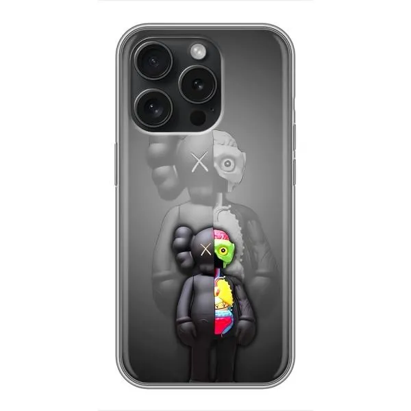 Чохол з принтом «Тіло Bearbrick» для iPhone 15 Pro