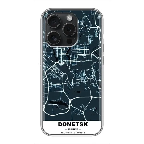 Чехол с принтом «Донецк» для iPhone 15 Pro