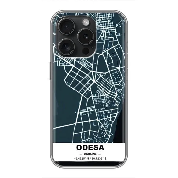 Чехол с принтом «Одесса» для iPhone 15 Pro