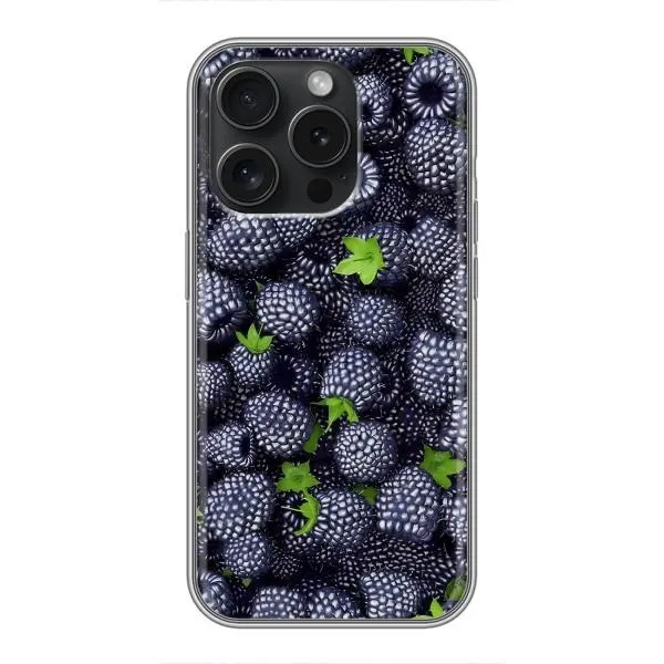 Чохол з принтом «Ожина» для iPhone 15 Pro