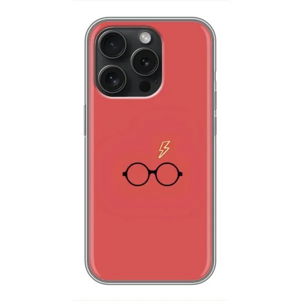 Чохол з принтом «шрам та окуляри» для iPhone 15 Pro