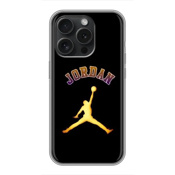 Чохол з принтом «Jordan Gold» для iPhone 15 Pro