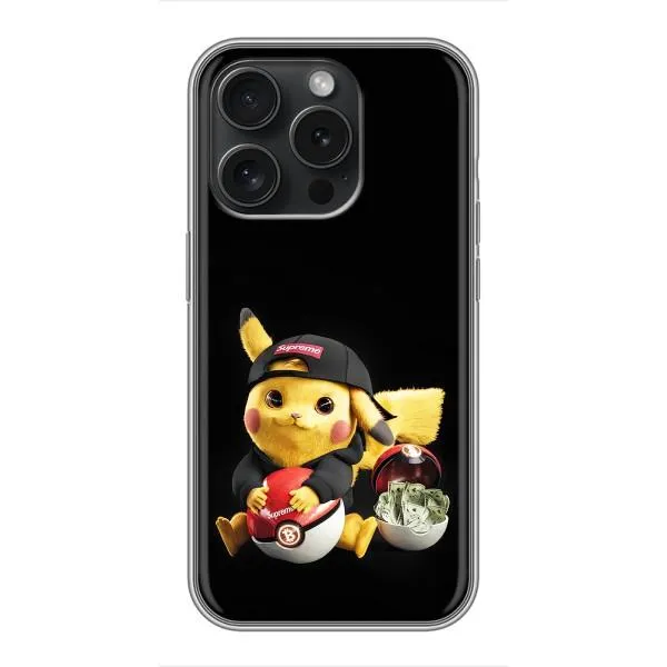 Чохол з принтом «Пикачу» для iPhone 15 Pro