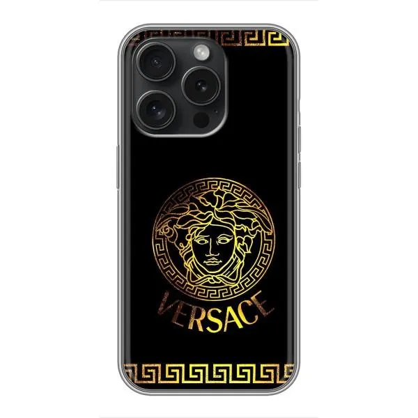 Чохол з принтом «Logo Versace» для iPhone 15 Pro