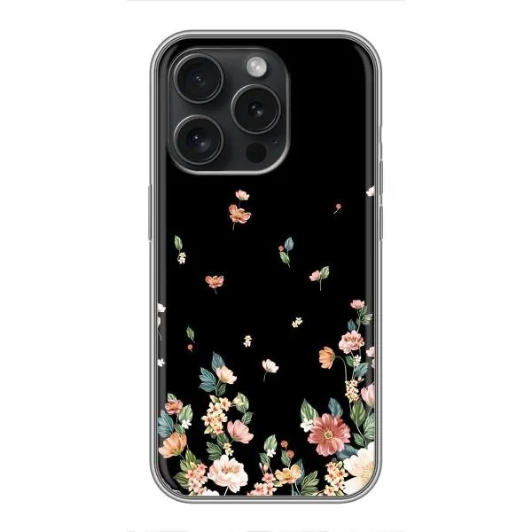 Чехол с принтом «Маленькие цветы» для iPhone 15 Pro
