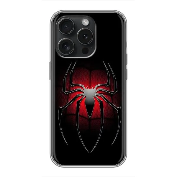 Чохол з принтом «Паук марвел» для iPhone 15 Pro