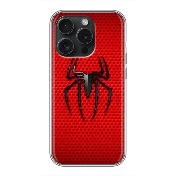 Чохол з принтом «Павук Марвел» для iPhone 15 Pro