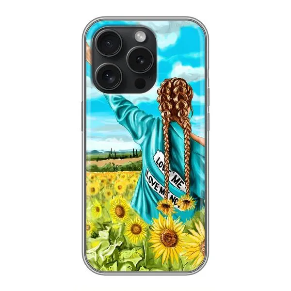 Чохол з принтом «Україночка» для iPhone 15 Pro
